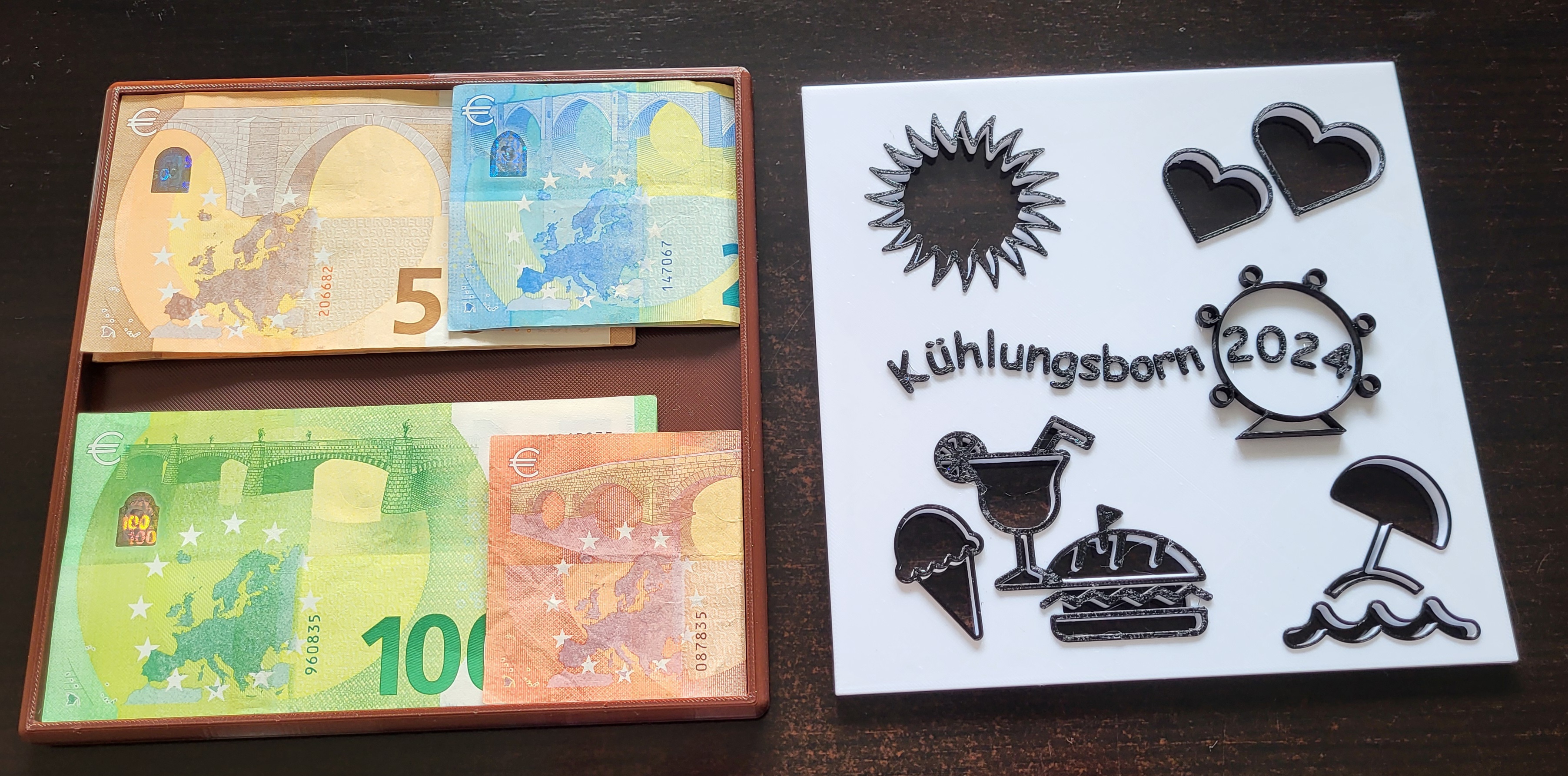 Bilderrahmen Geldgeschenk Urlaubsgeld 2025 | Picture frame money gift holiday pay 2025