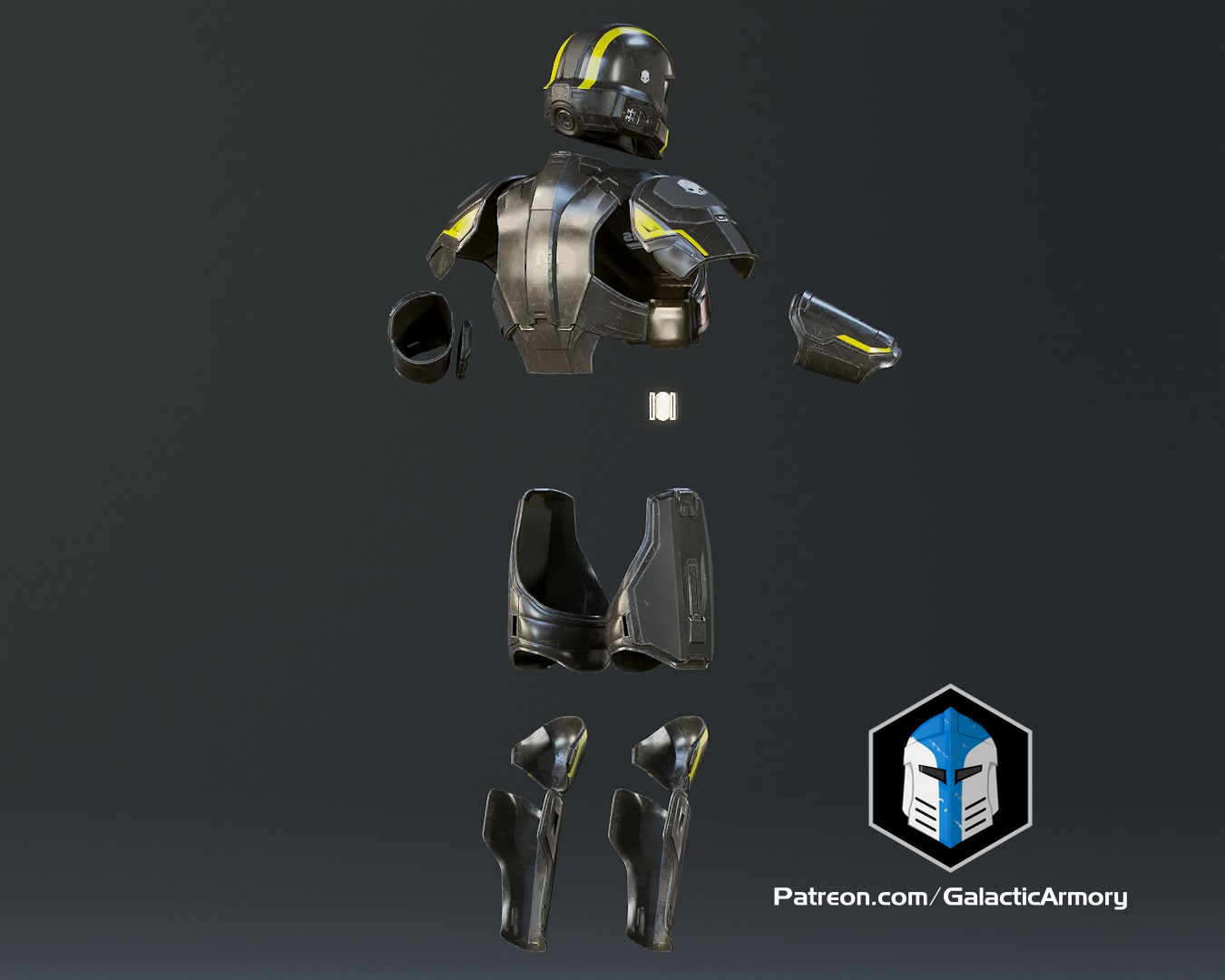 Helldivers 2 Armor - B-01 Tactical by Galactic Armory | Printables Store