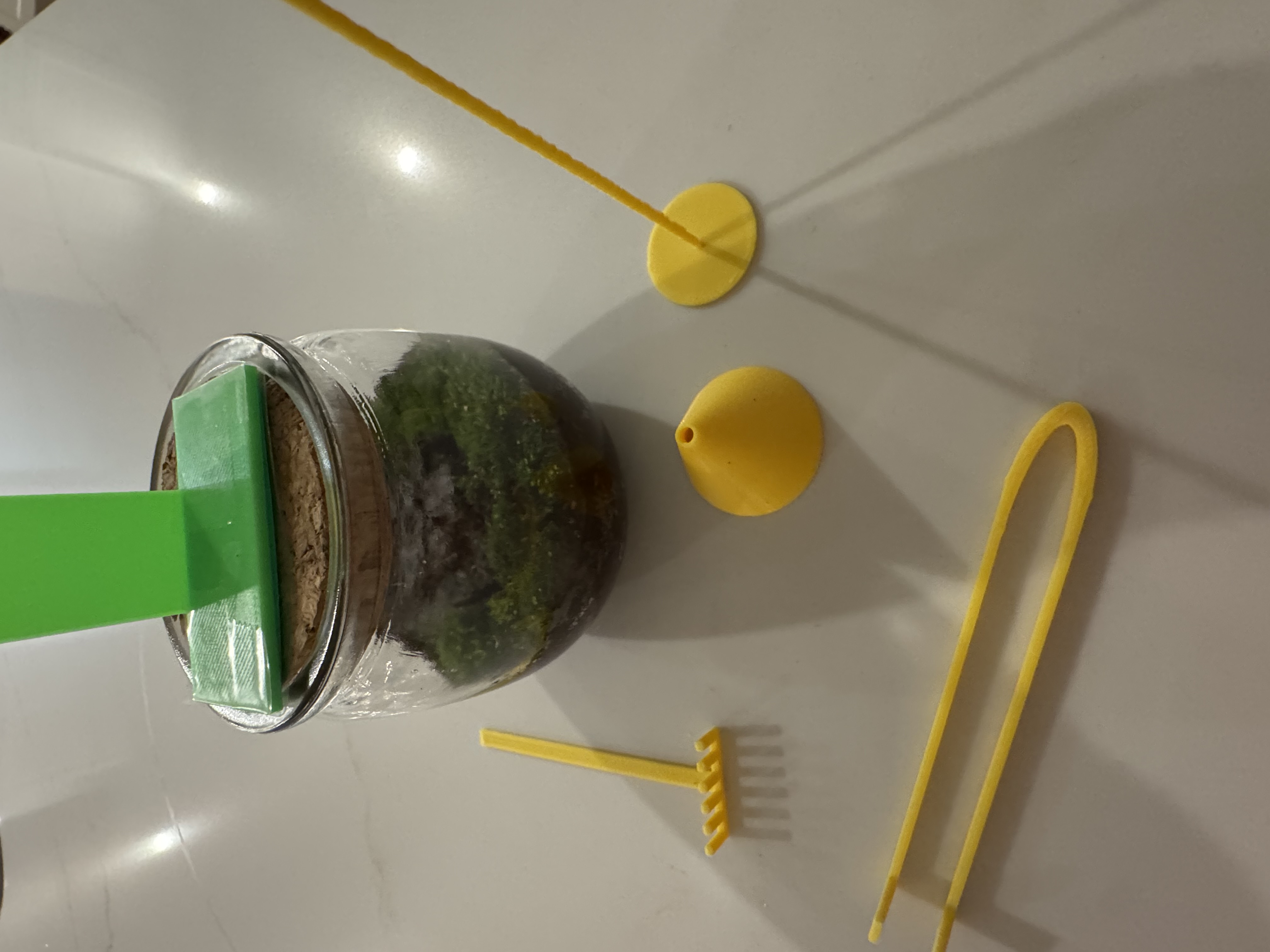 Mini Terrarium tools (that can be upscaled)