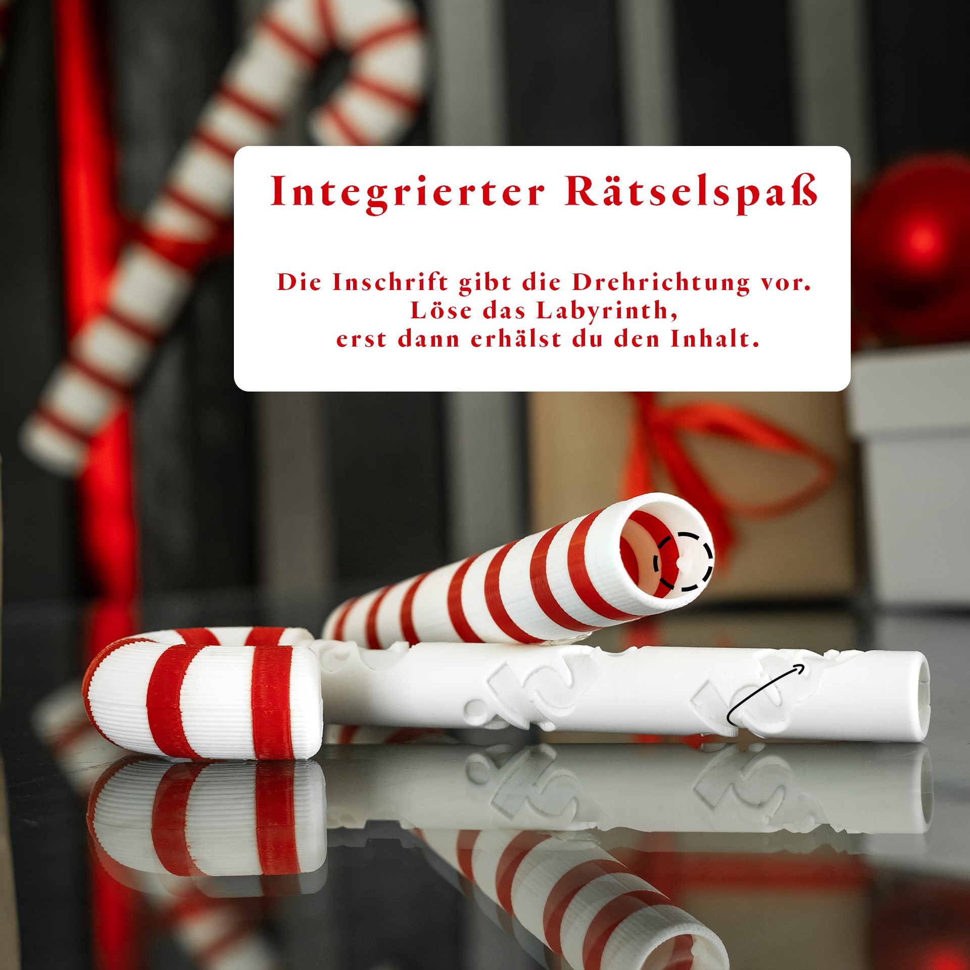 candy cane gift box riddle