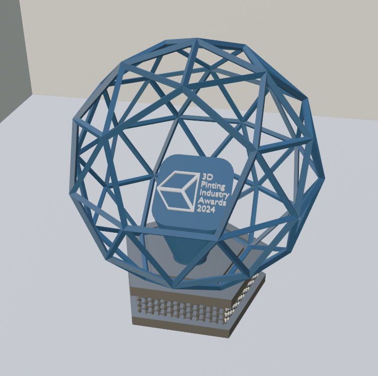 Dome trophy for 2024 trophy design contest