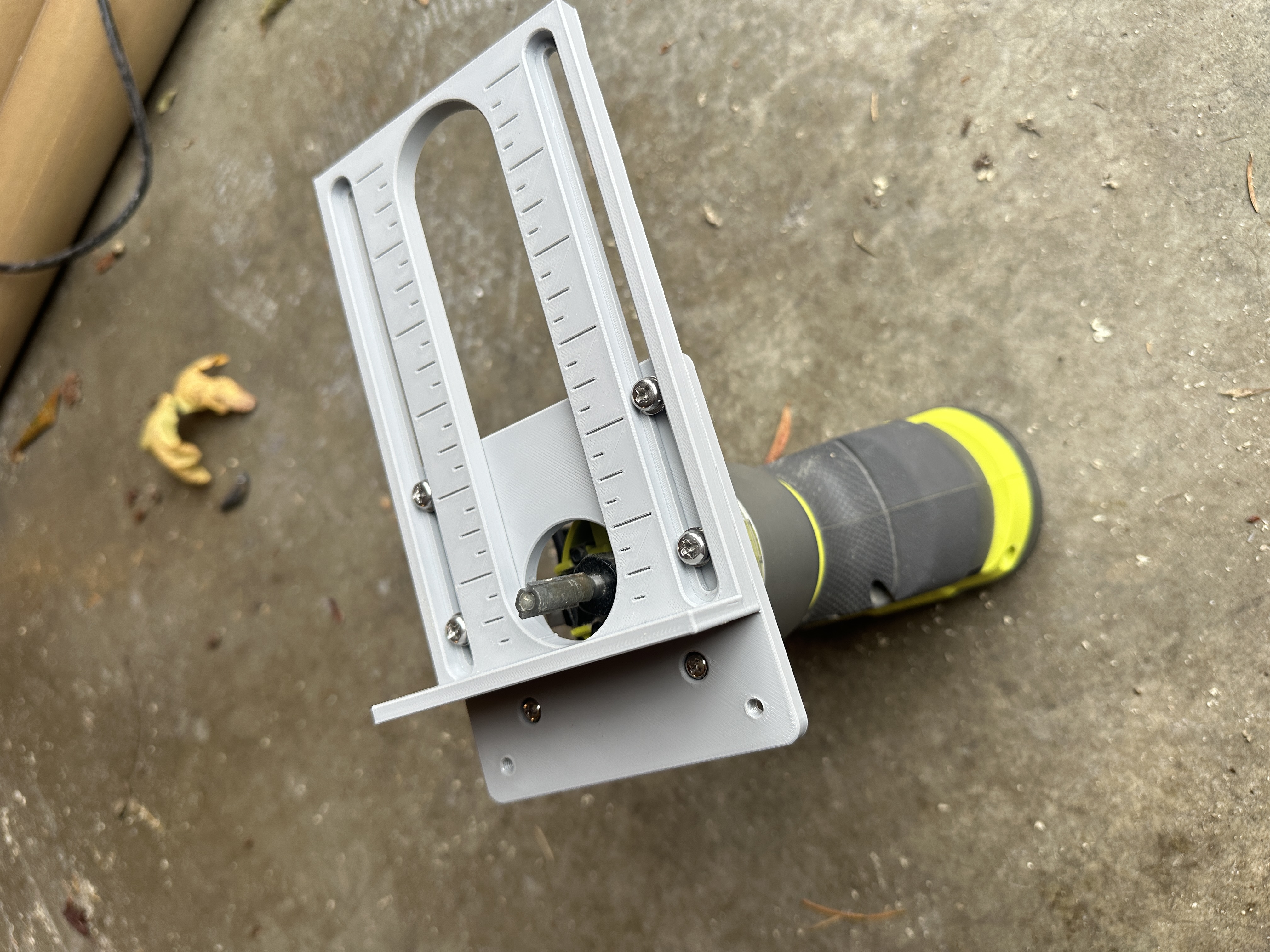 Ryobi Compact Router - 6" Sliding Edge Guide
