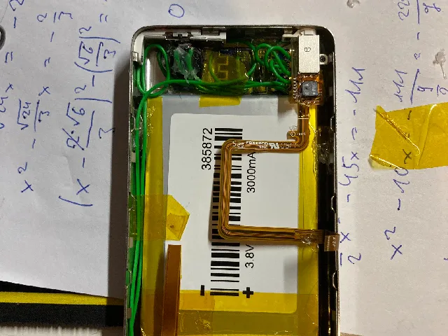 iPod Video 5gen bluetooth mod button mount.