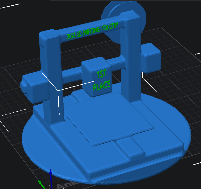 2024 3D PRINTING INDUSTRY TROPHY
