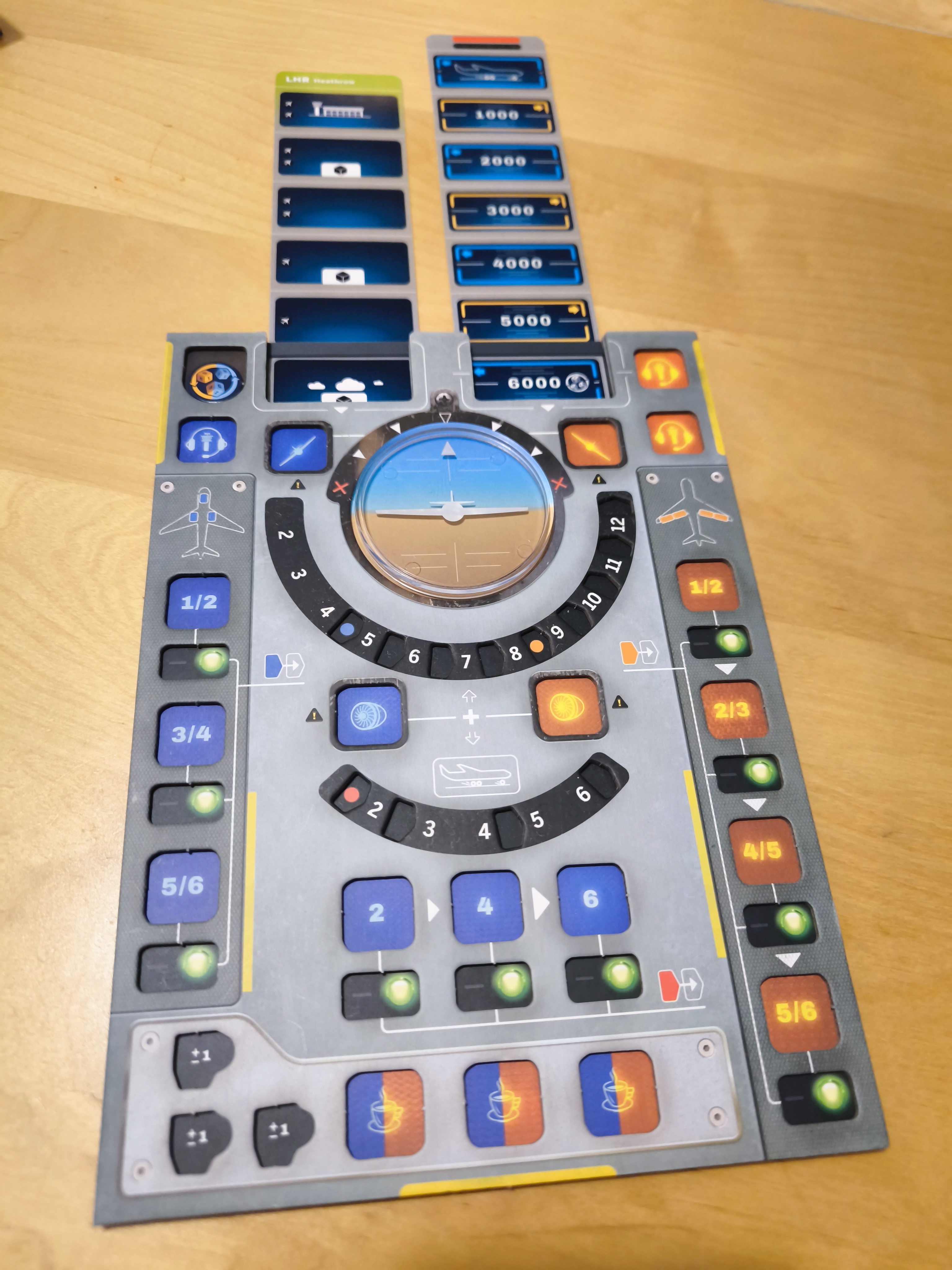 Guide for the Airport and Altitude Cards in the Sky Team Boardgame