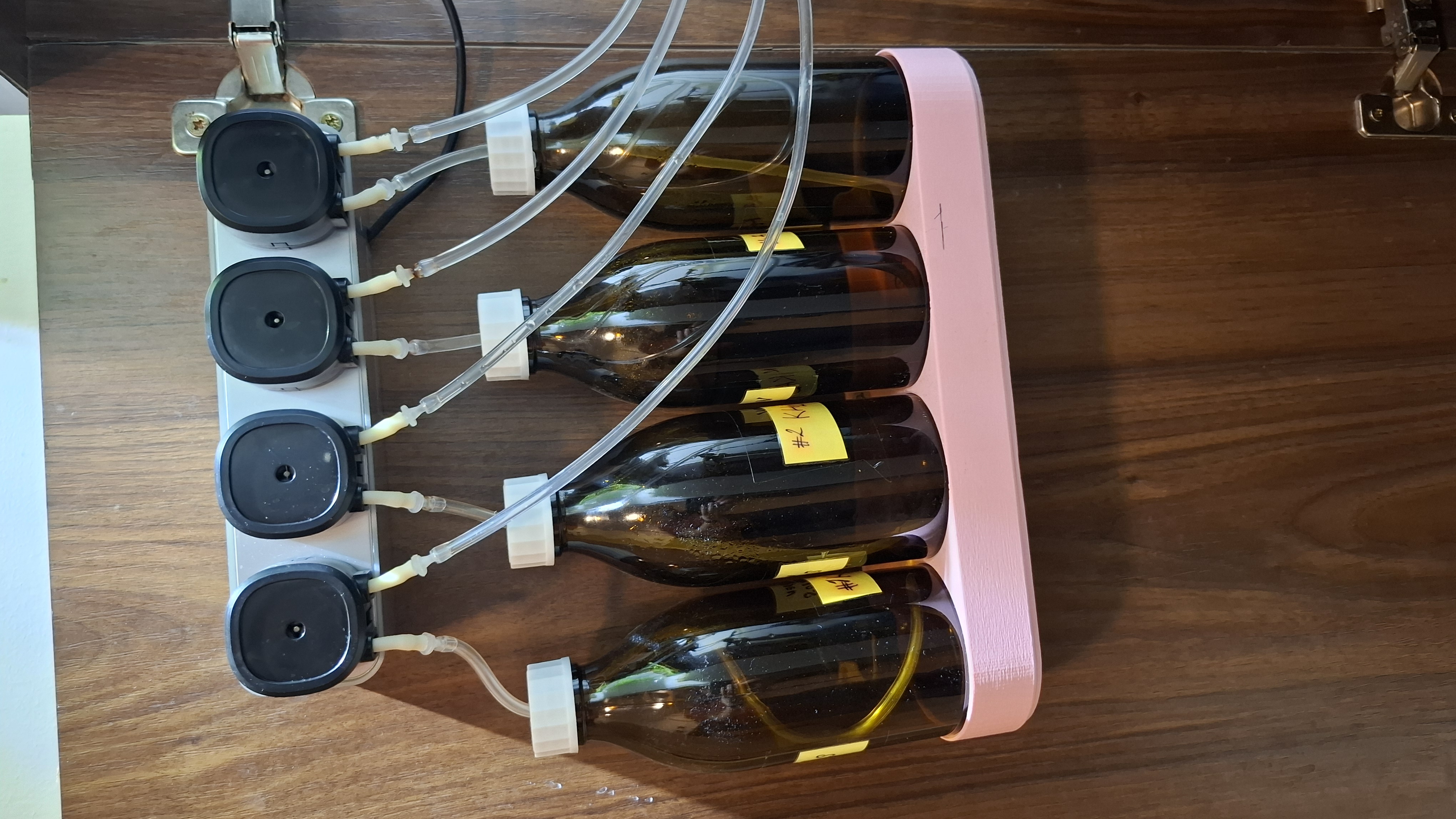 Stock solution bottle holder for automatic dosing system — miniatura 5