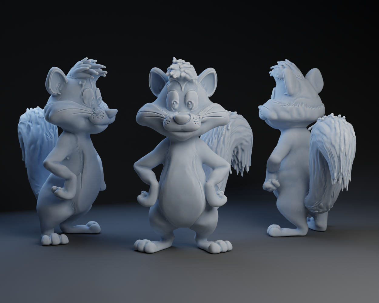 AI Looney Tune Skunk
