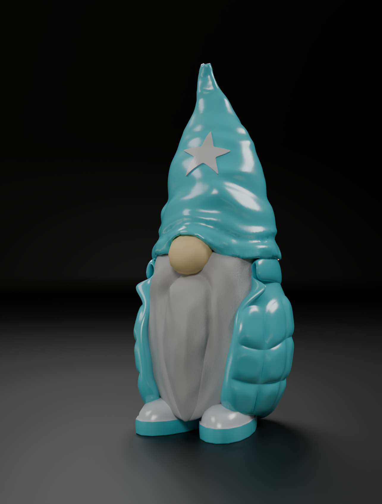 Fashionable decorative wizard gnome