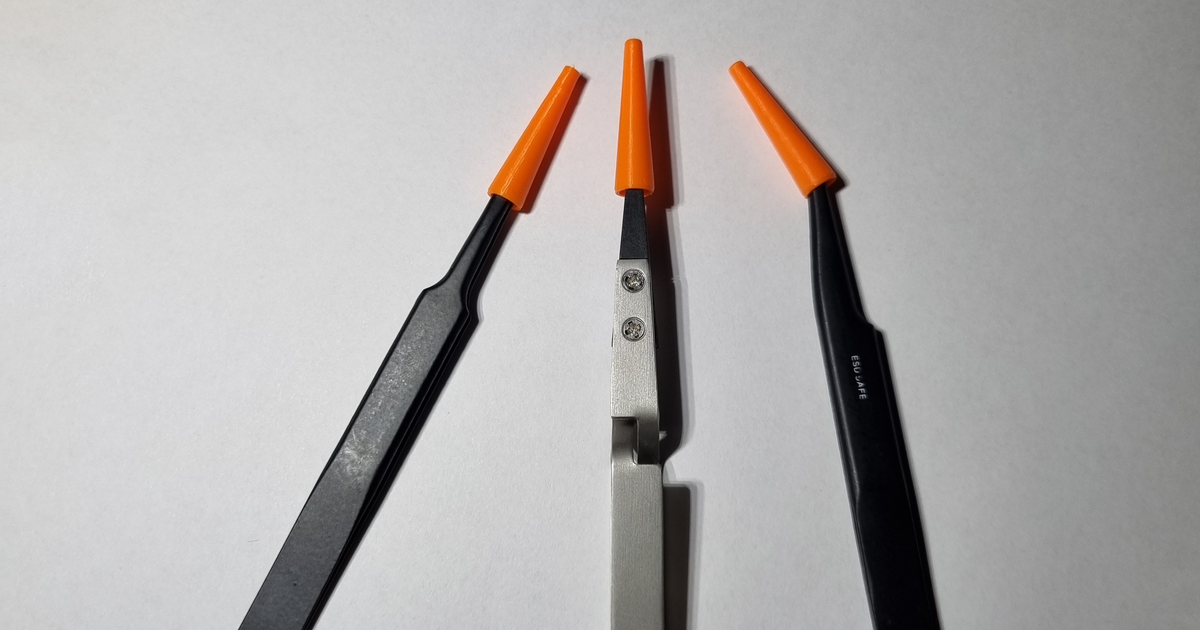 Tweezer cover by JimmyT Download free STL model