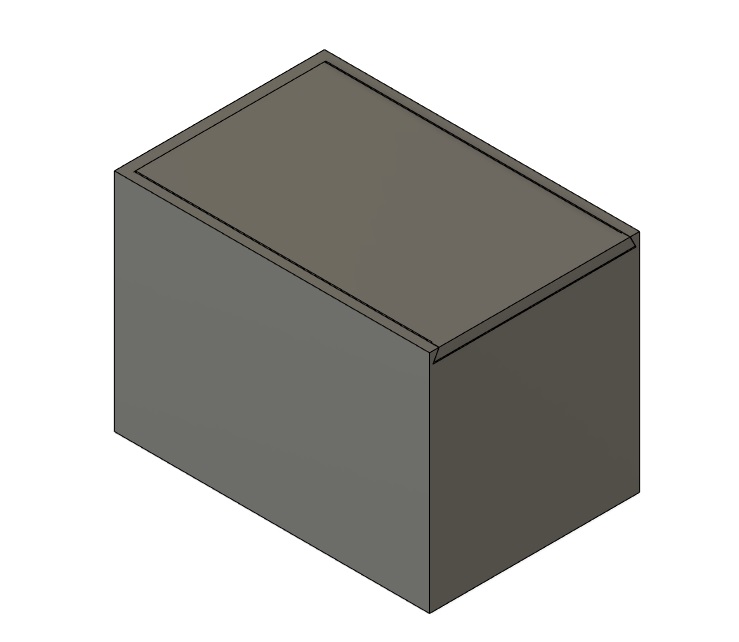 SIMPLE BOX WITH SLIDING LID