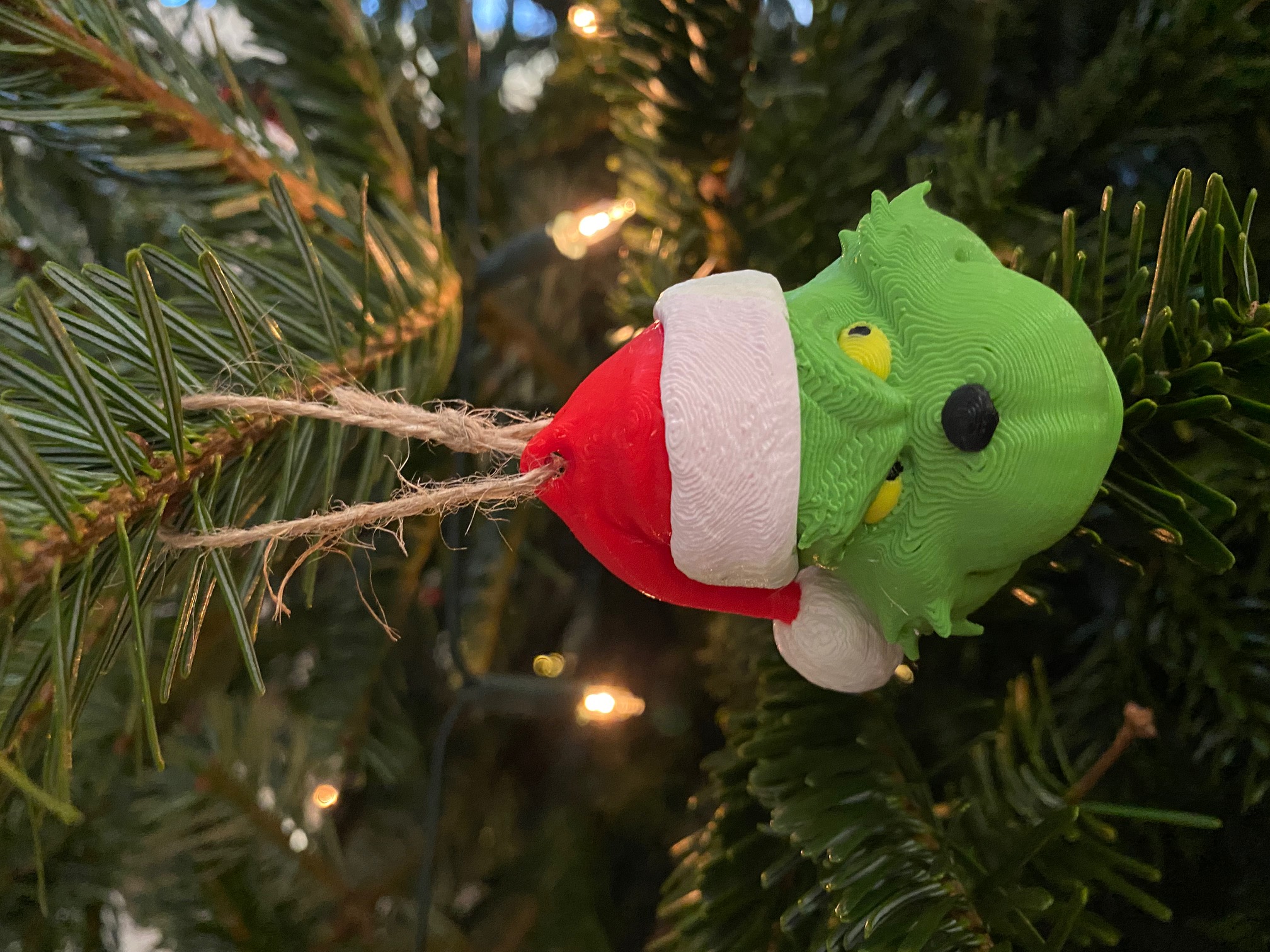 Grinch Christmas ornament for MMU