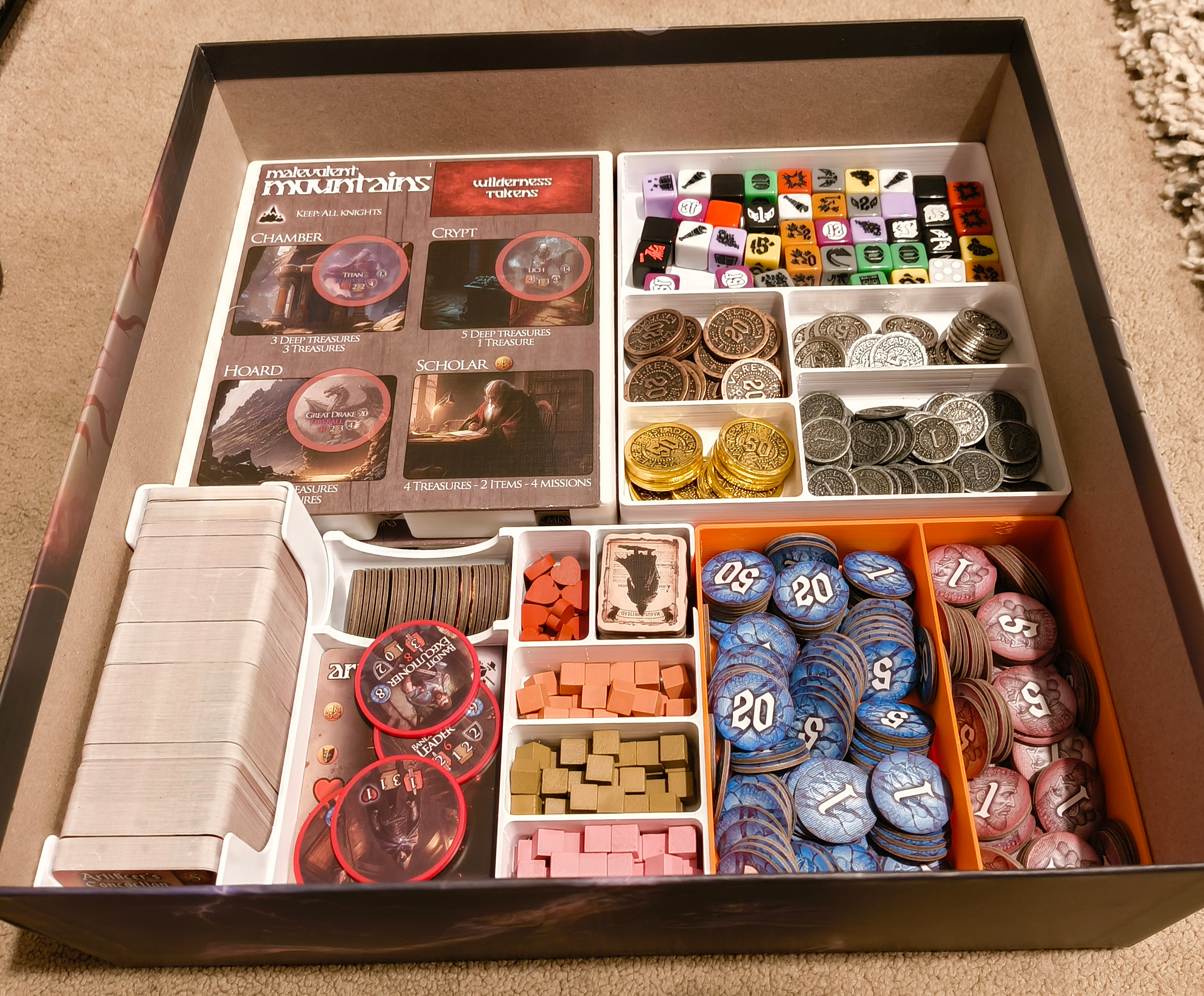 Dragons Down Legendary Organiser - No box lift