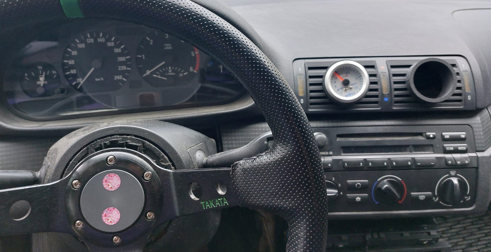 BMW E46 vent 52mm gauge pod