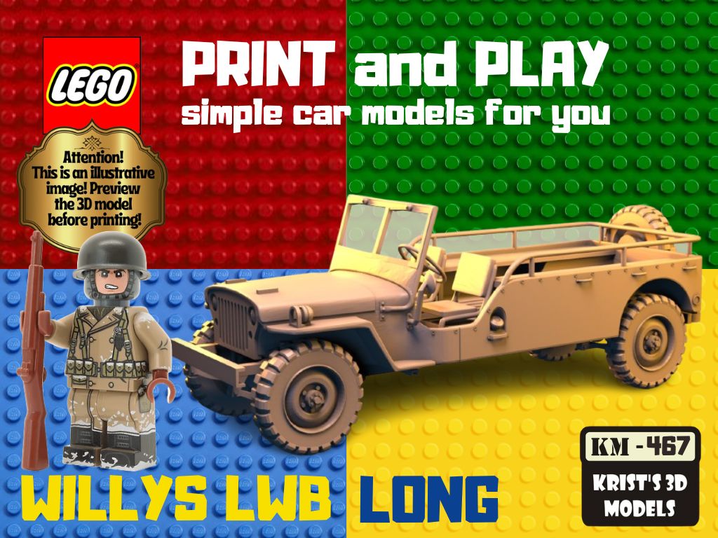 LEGO JEEP WILLYS LWB LONG