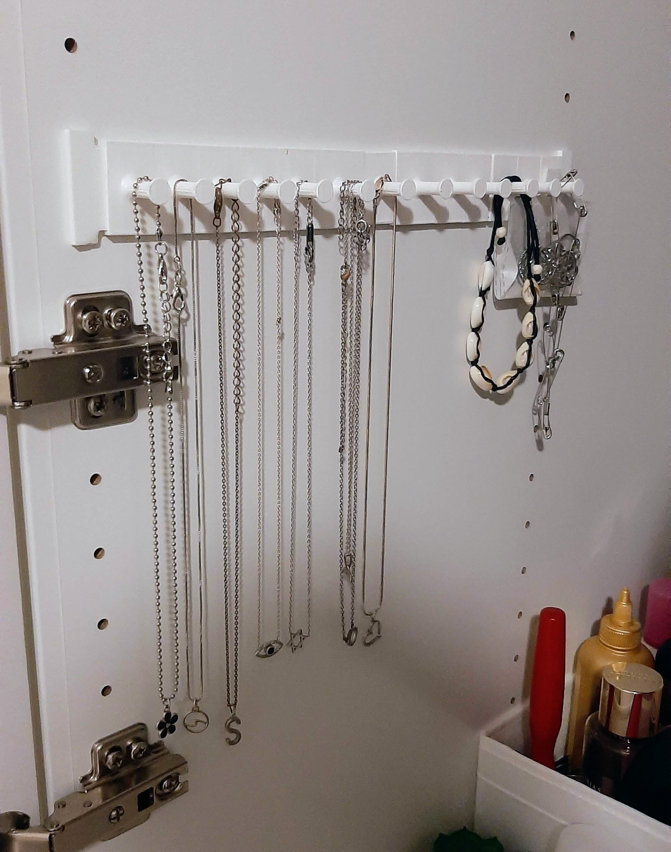 Ikea PAX key and necklace holder