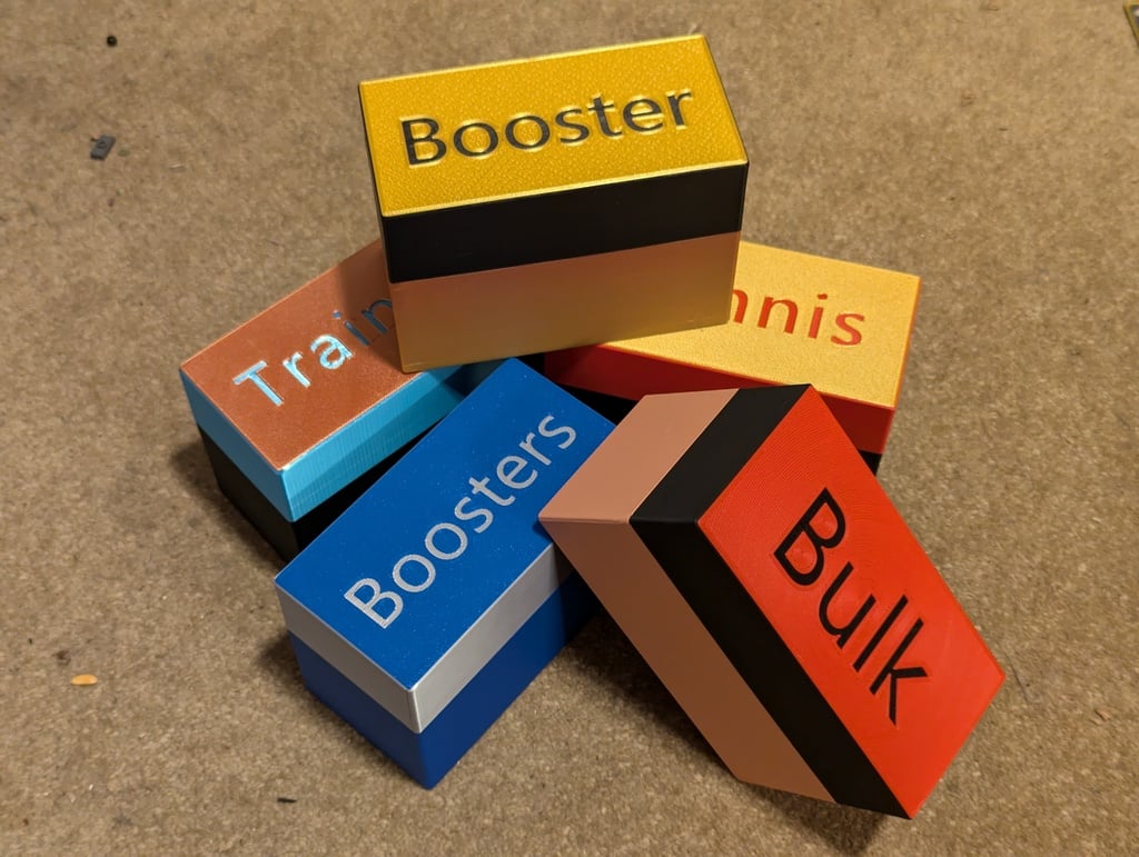 Boring game cards box