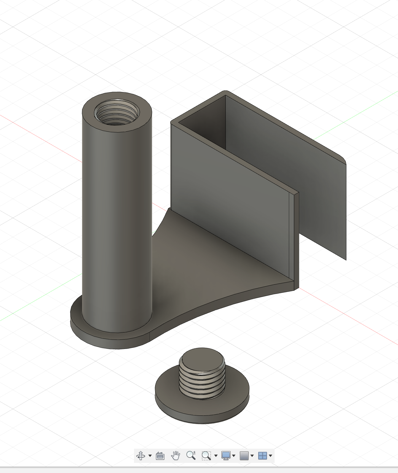 Toilet paper holder for windowsill.