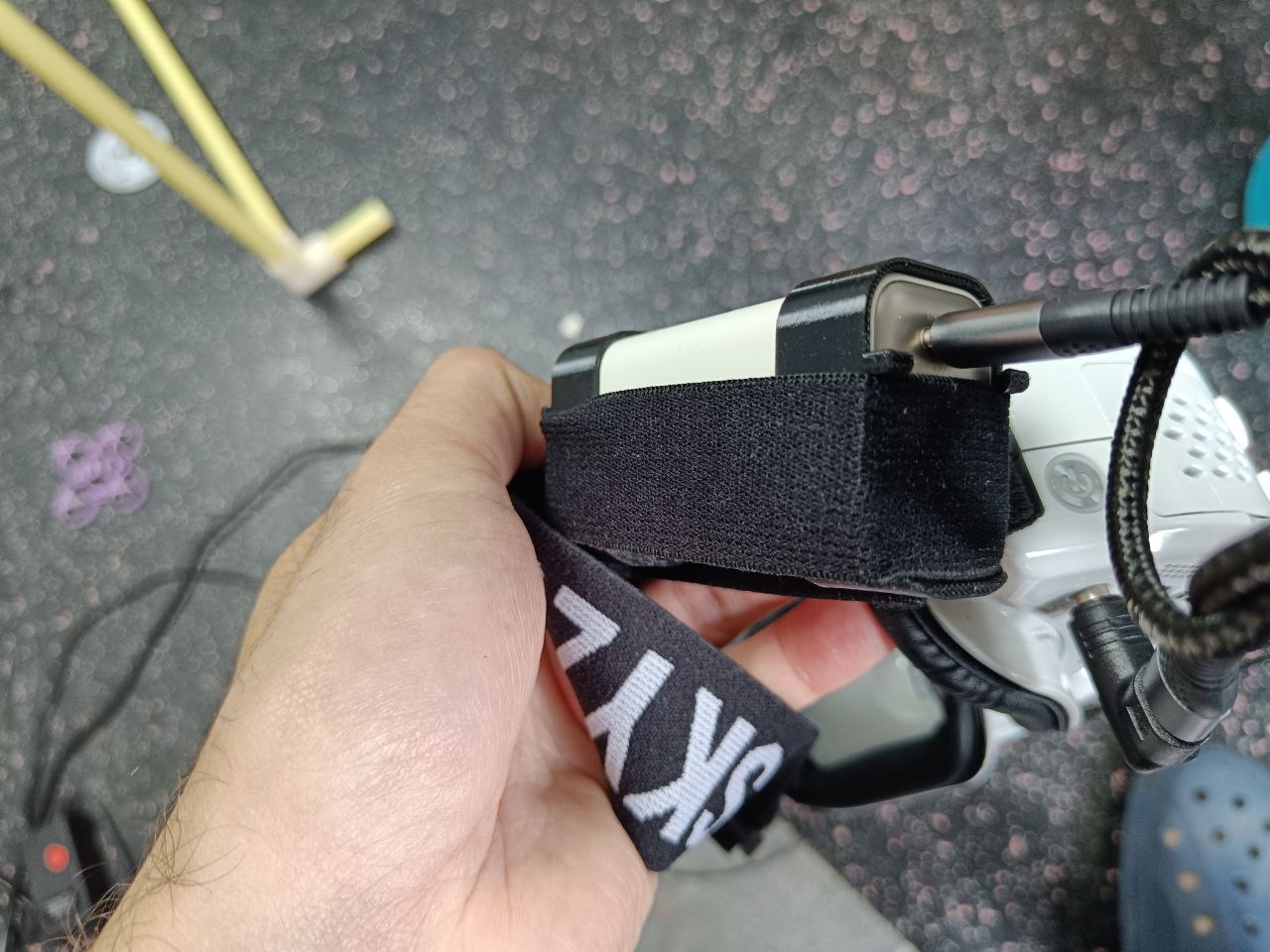 Anker nano powerbank holder for FPV goggles skyzone etc.