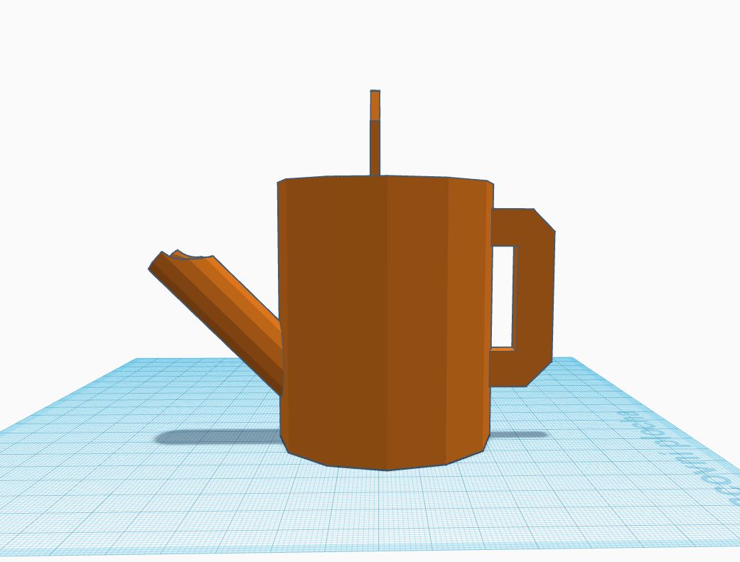 Low- Poly Watering Can