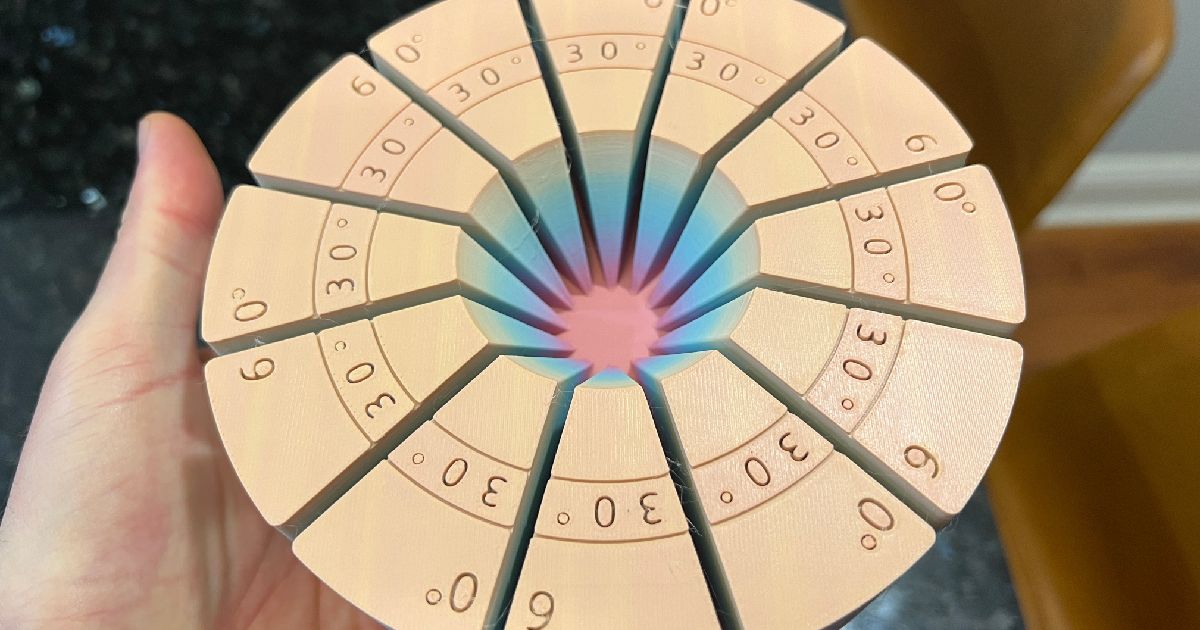 Stained Glass 30° and 60° Jig by RealFakeDoors99 Download free STL