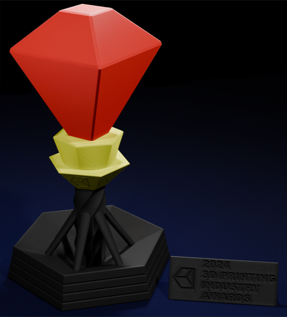 2024 3D Printing Industry Awards Trophy