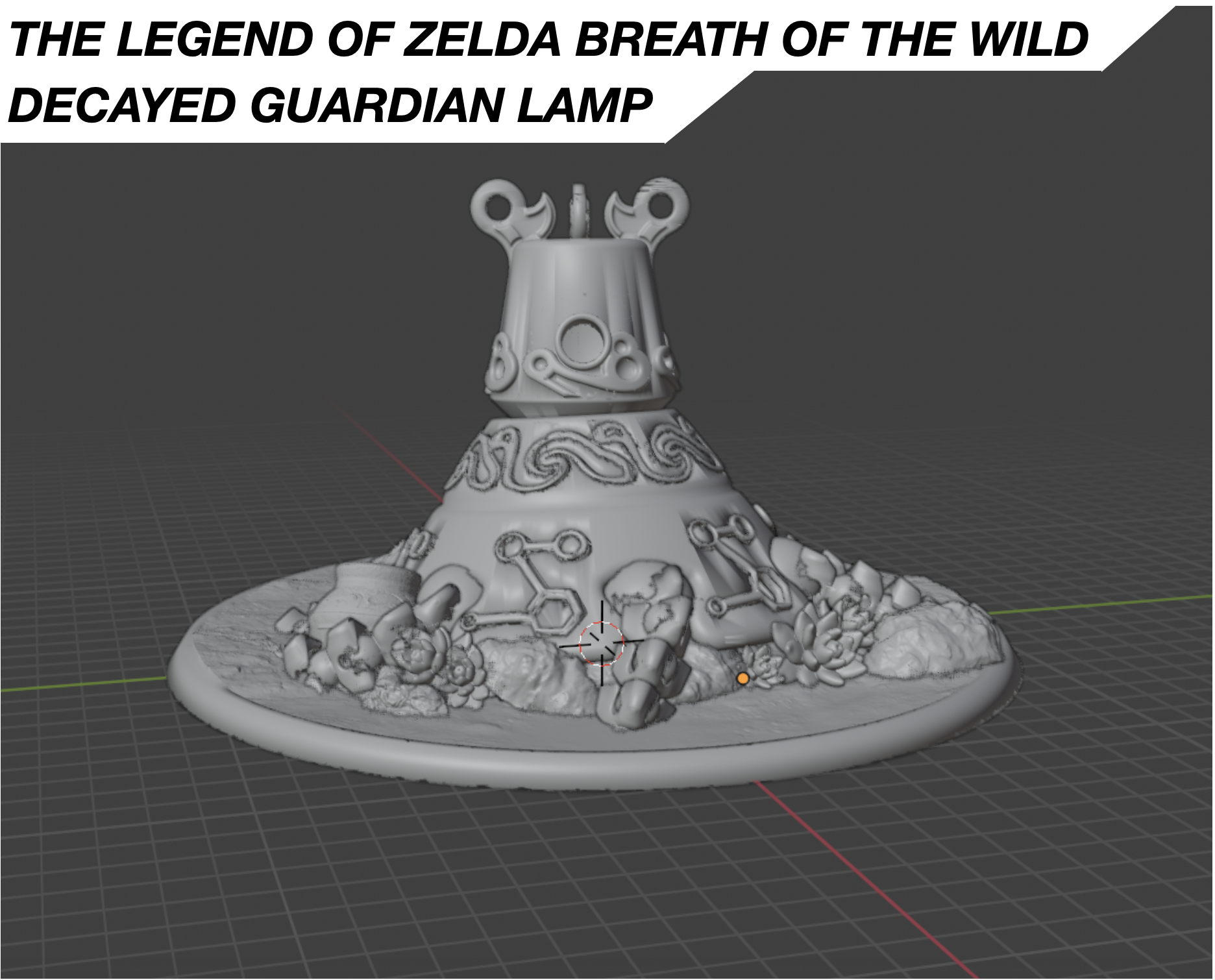 The Legend Of Zelda Breath Of The Wild decayed Guardian lamp by ...