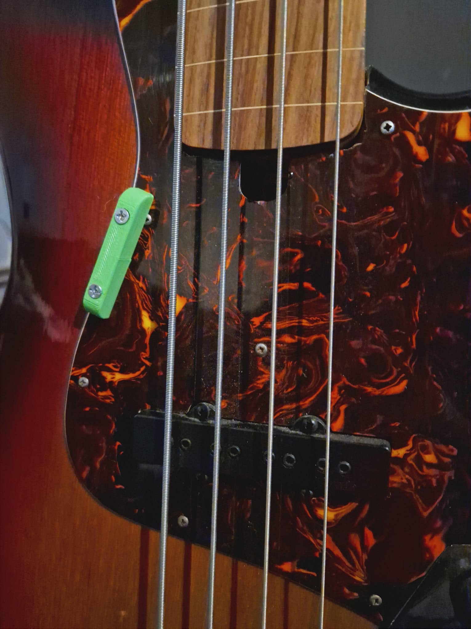 Thumb Rest/Tug Bar for F-style basses by Cinaed | Download free STL ...