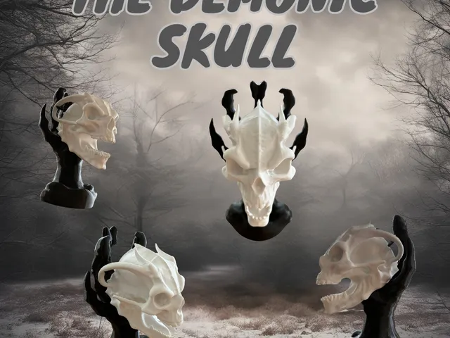 Demonic Skull / Dämonischer Schädel