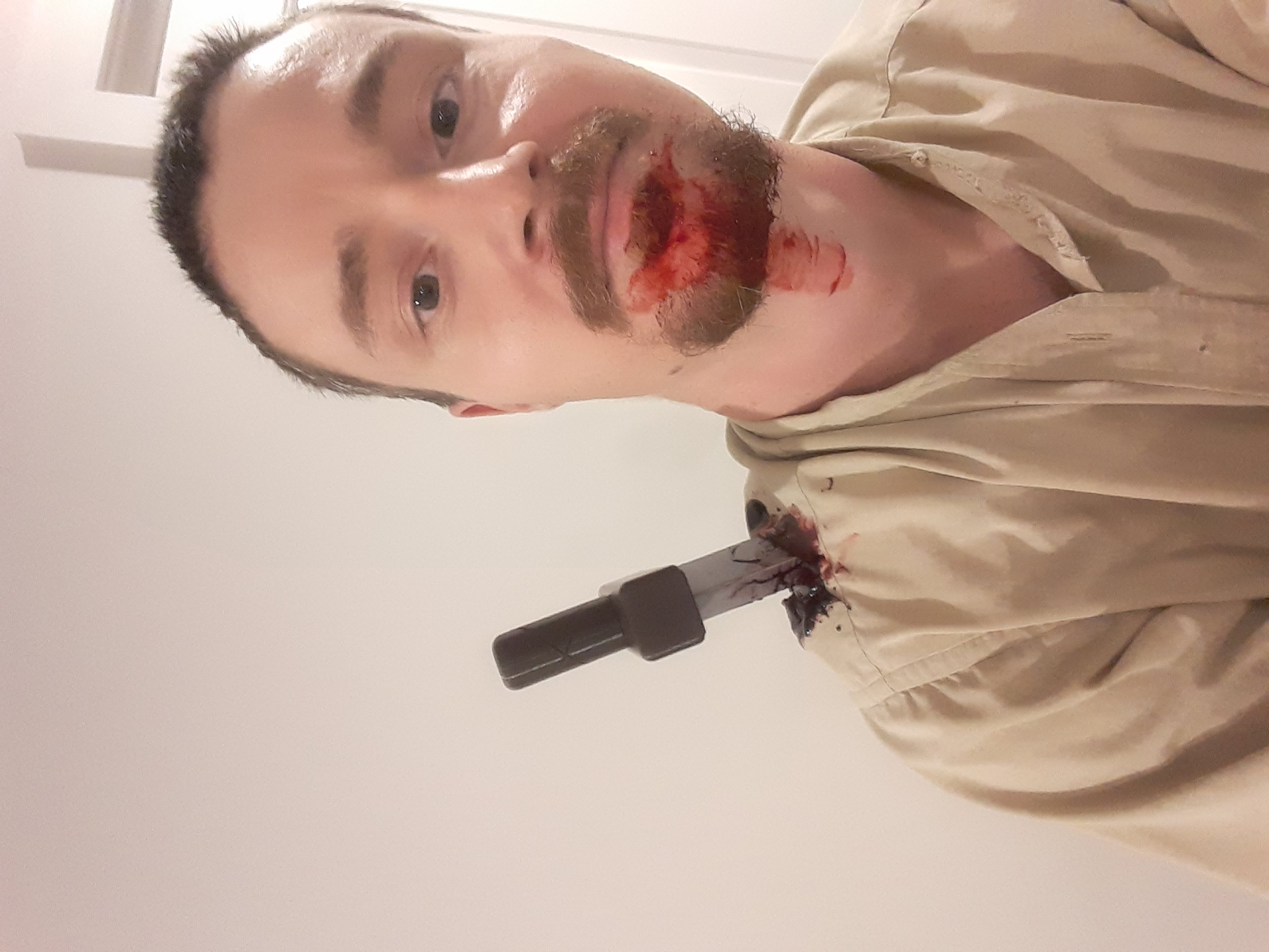 Stabbed Halloween costume idea by Francois Roseberry Download free