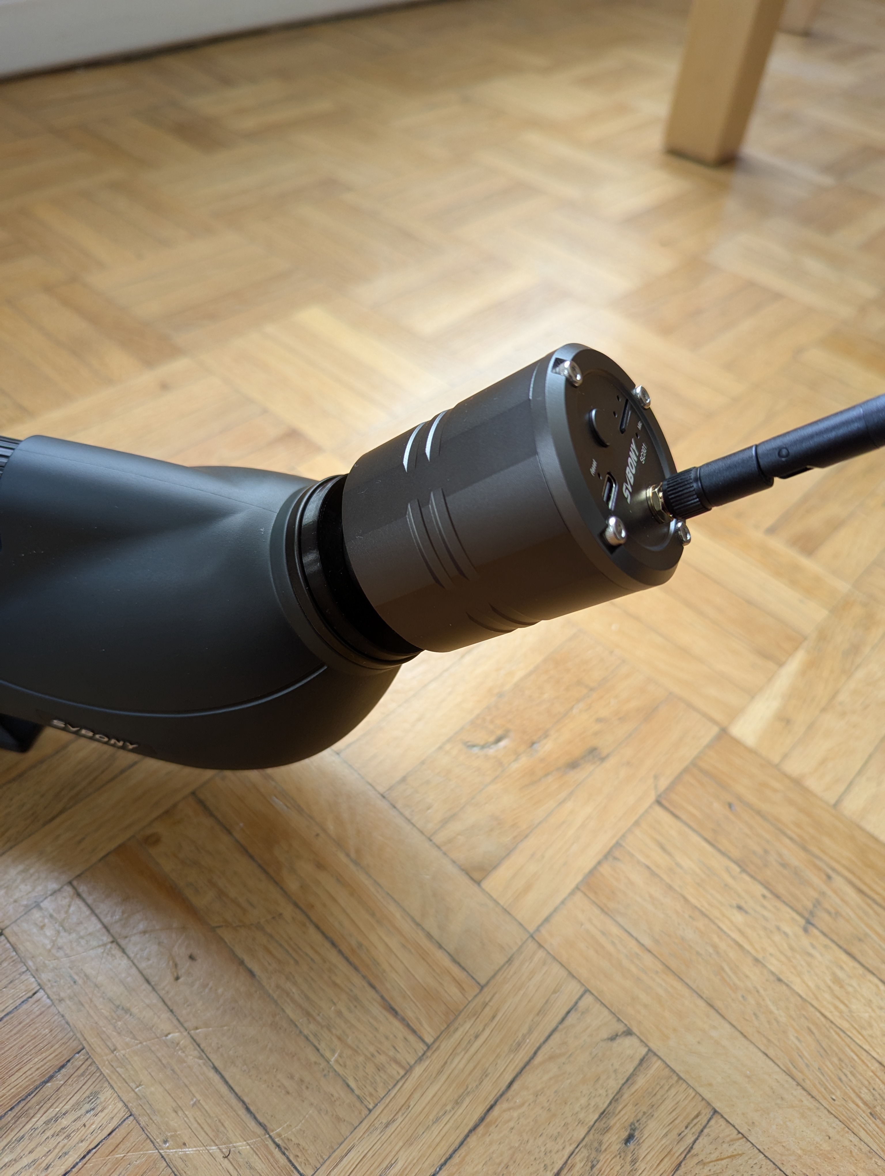 Adapter Svbony SV460 Spotting scope / Svbony SC001 cam by Guidum ...