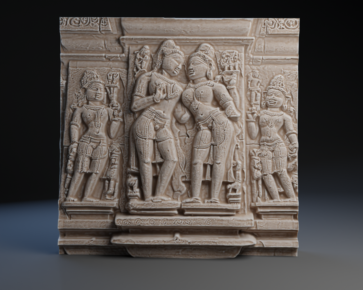 Khajuraho Temple Relief.