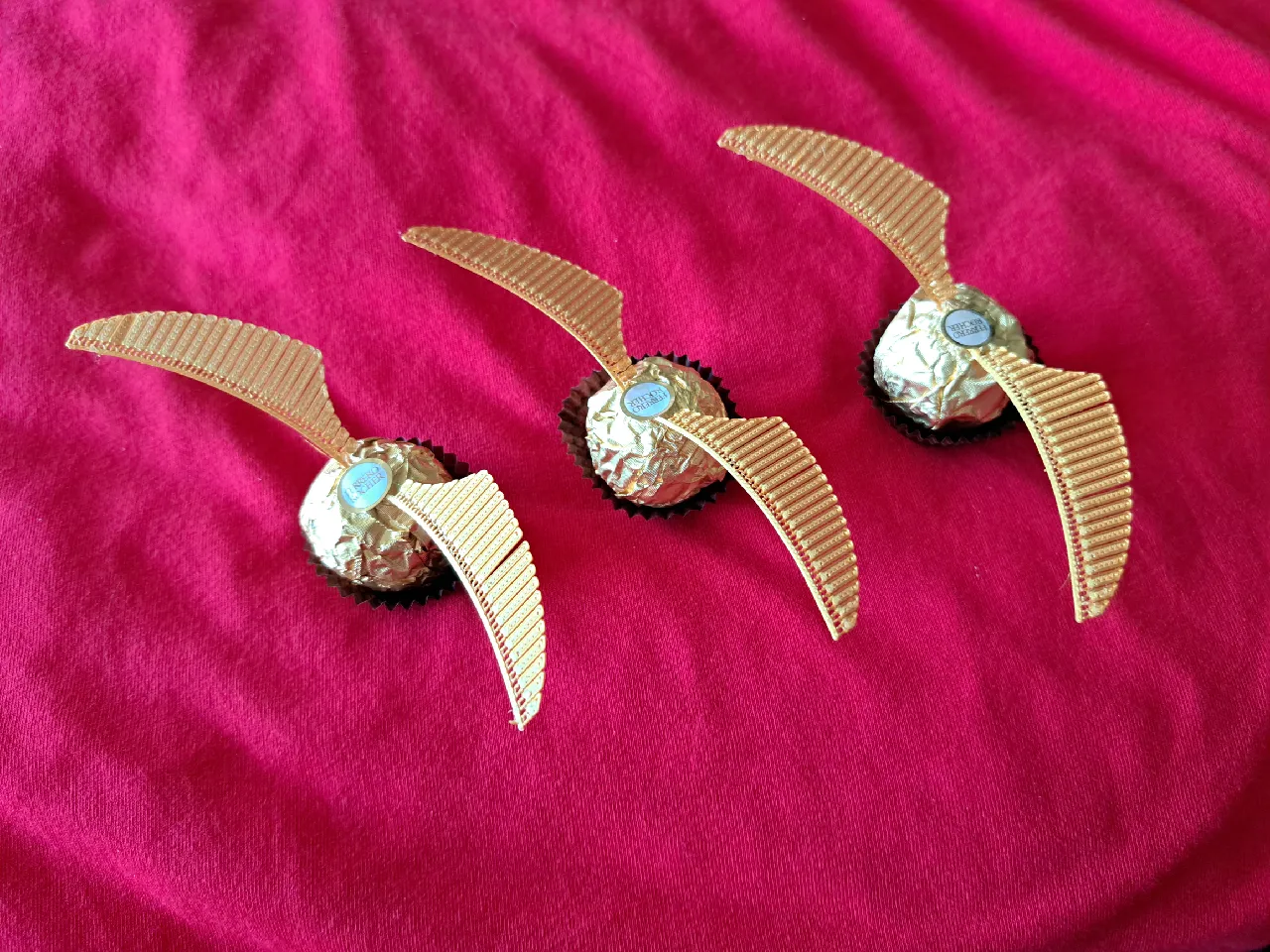 Golden Snitch Wings by S3BR4 | Download free STL model | Printables.com for Free Printable Golden Snitch Wings