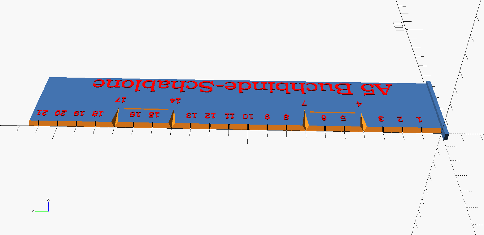 Bookbinding guide/ruler by Konrad Rosenbaum | Download free STL model ...