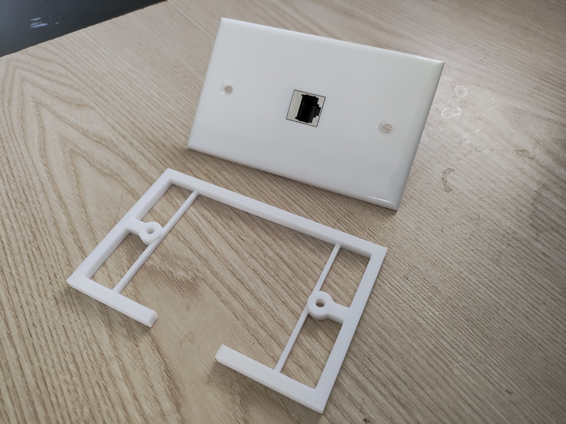 RJ45 Wall Plate Outlet Spacer Bezel
