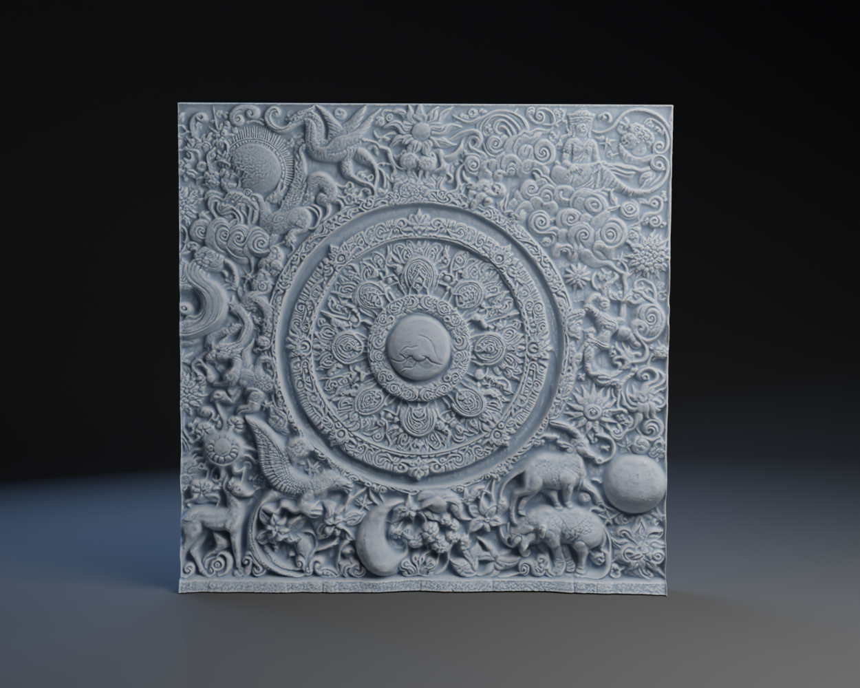 Heavens Wheel Plaque