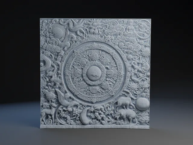 Heavens Wheel Plaque