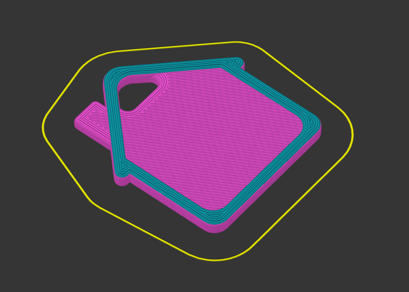 Customisable NFC keychain