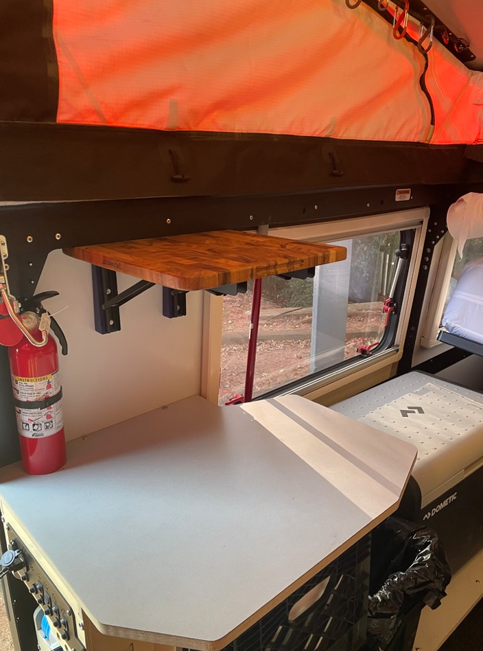Taxa Mantis Camper Folding Table Wall Bracket