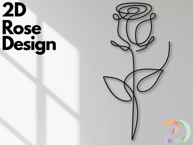 2D Rose Design