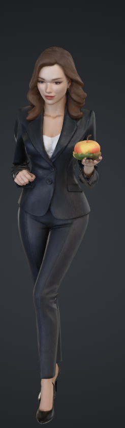 Frau im anzug