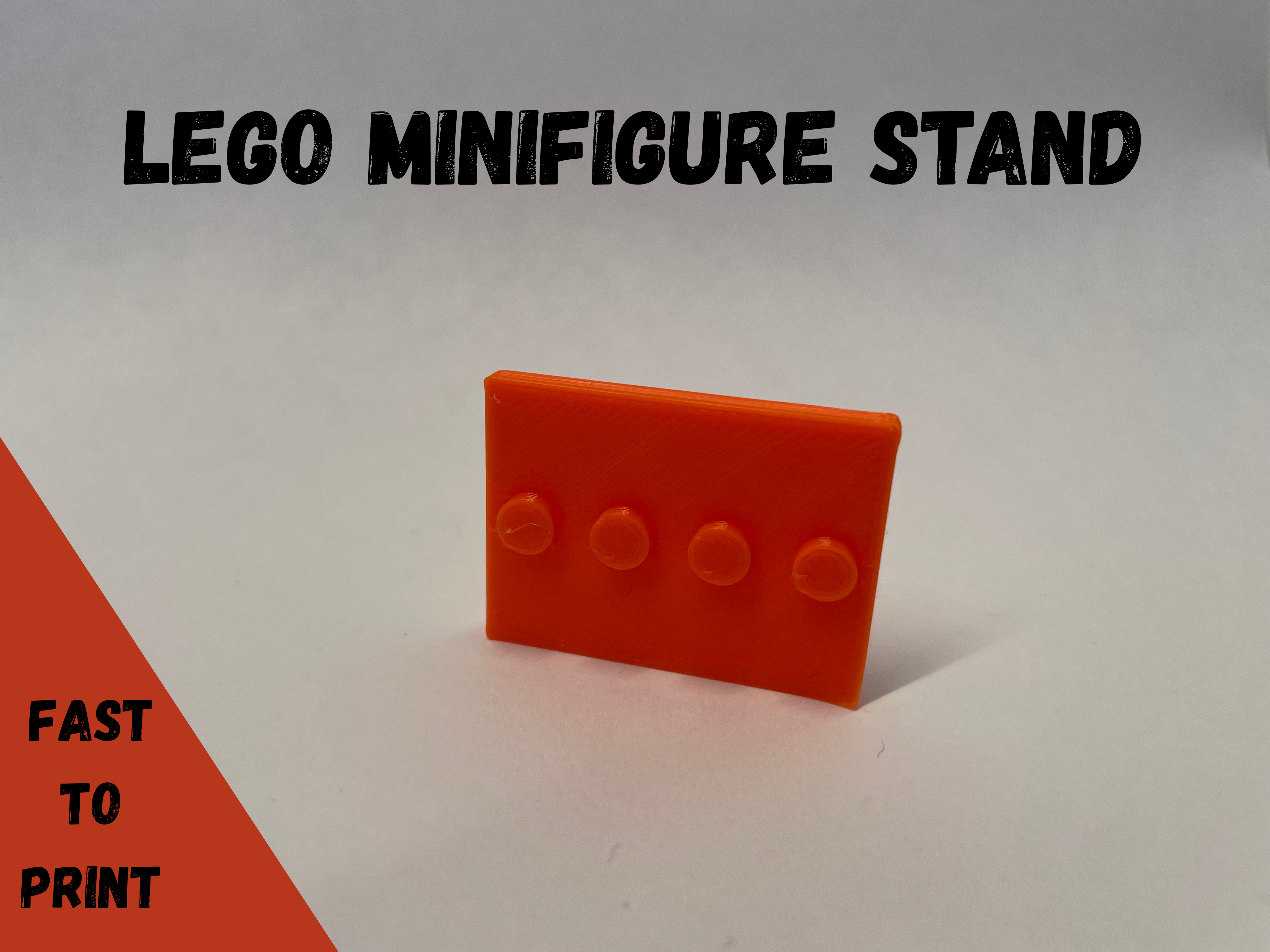 Lego minifigure stand