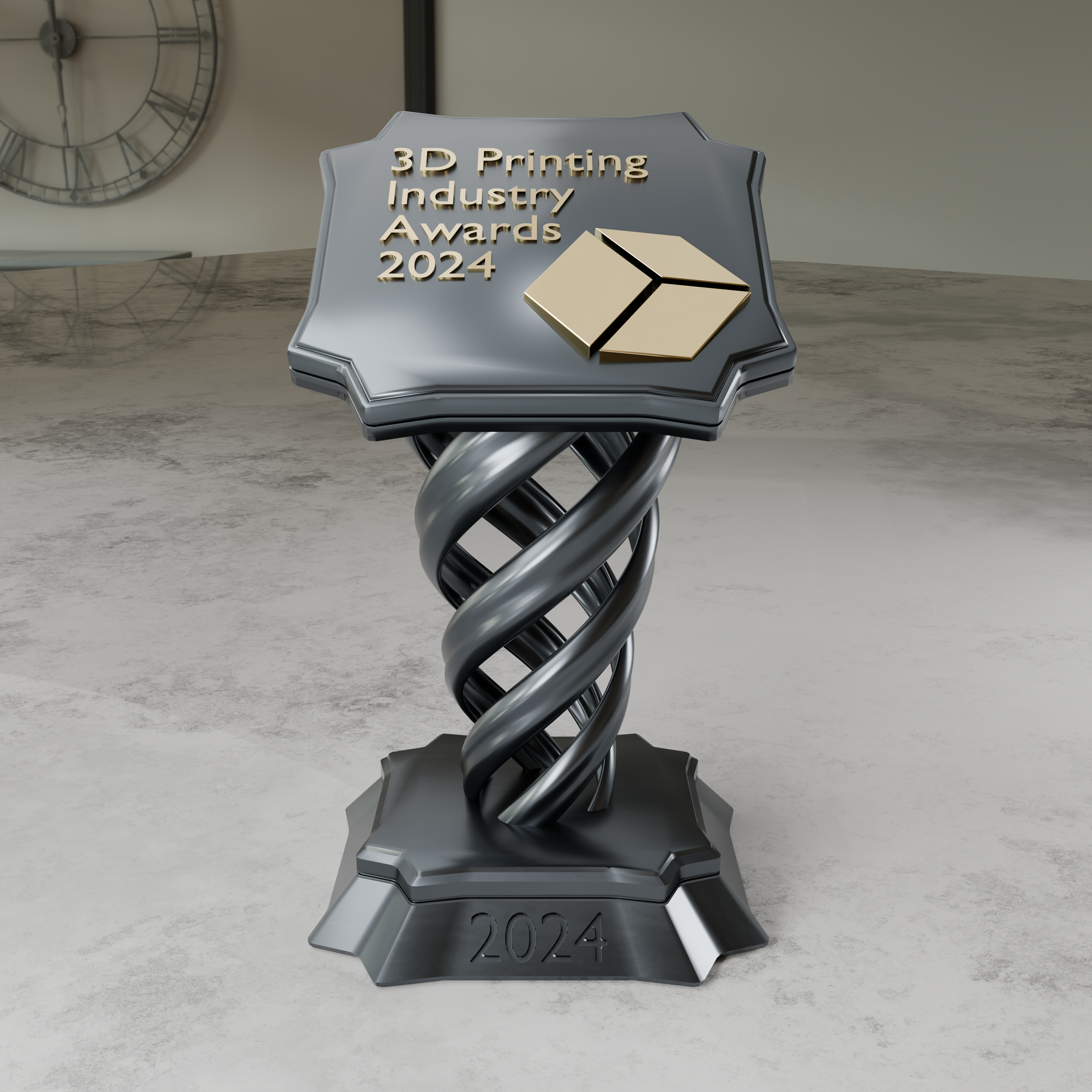 3D Printing Industry Awards 2024 Trophy