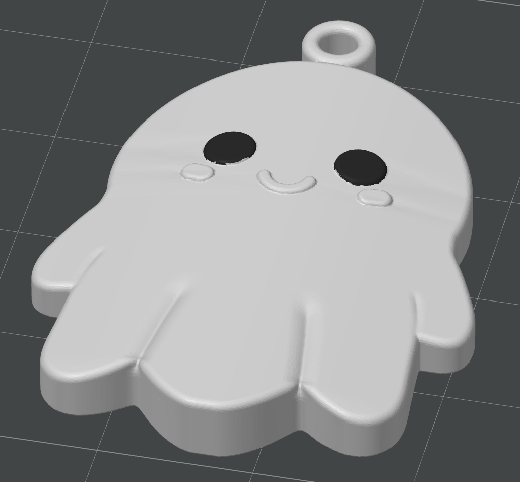 Cute Ghost Keychain