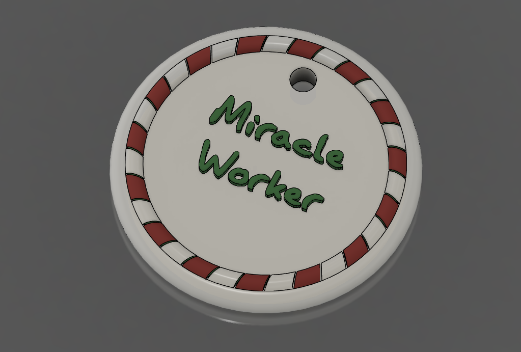 Miracle Worker Ornament