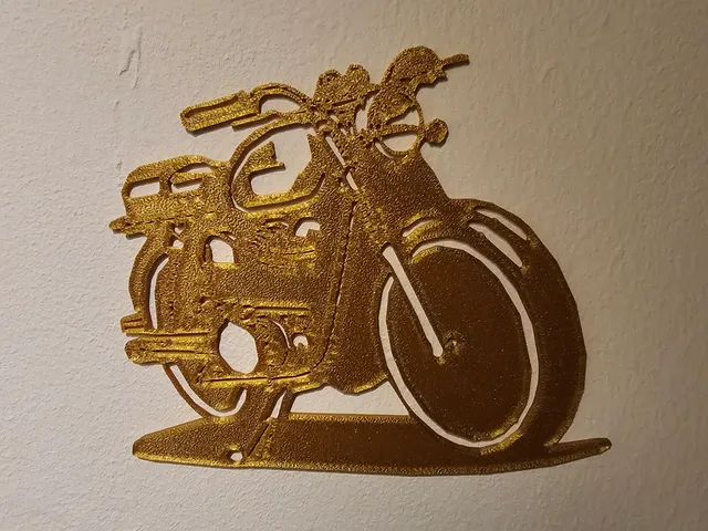 Retro bike - Wall Art - Moto retro