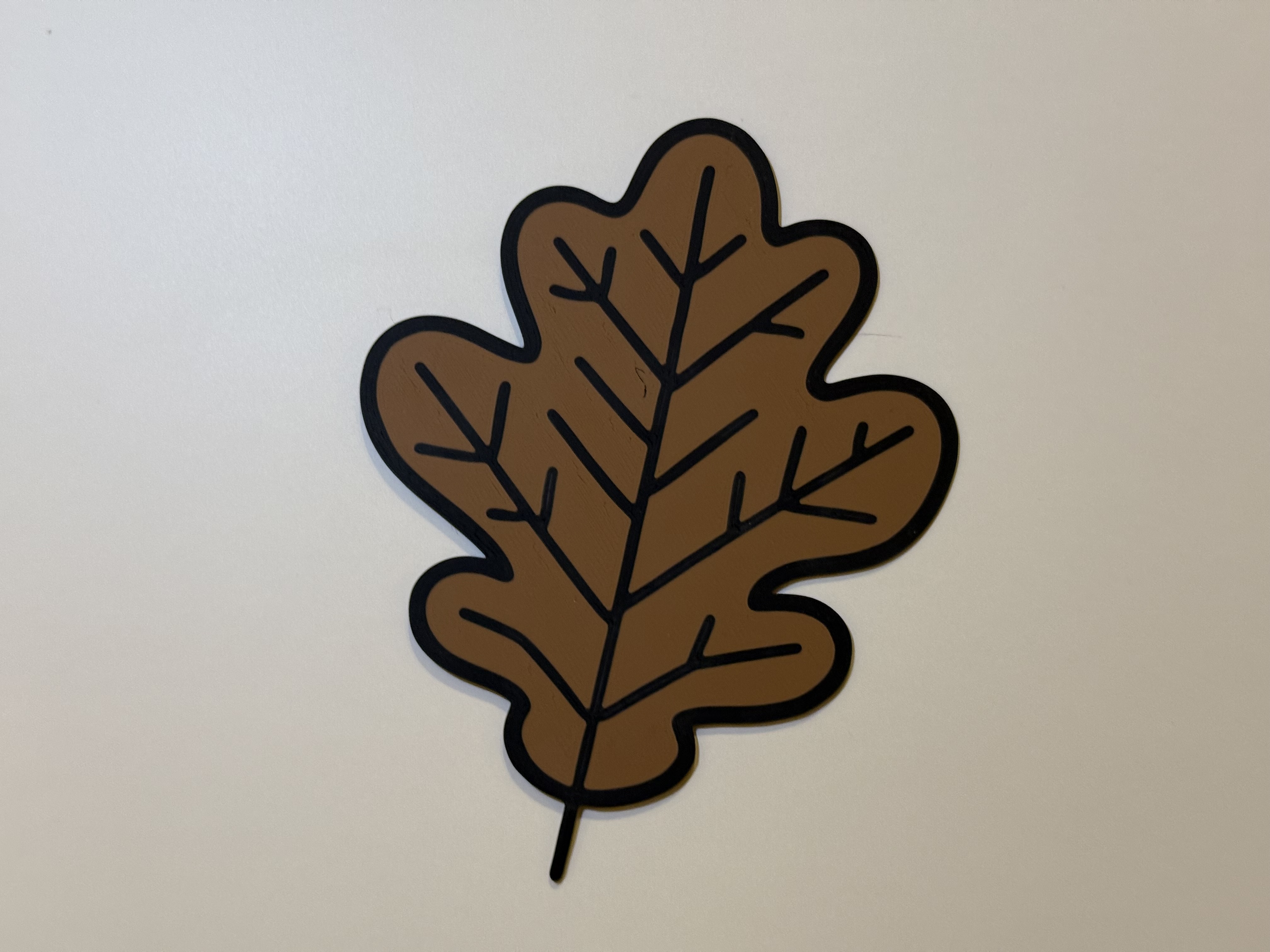 Miniatura 2 do modelo 3D oak leaf