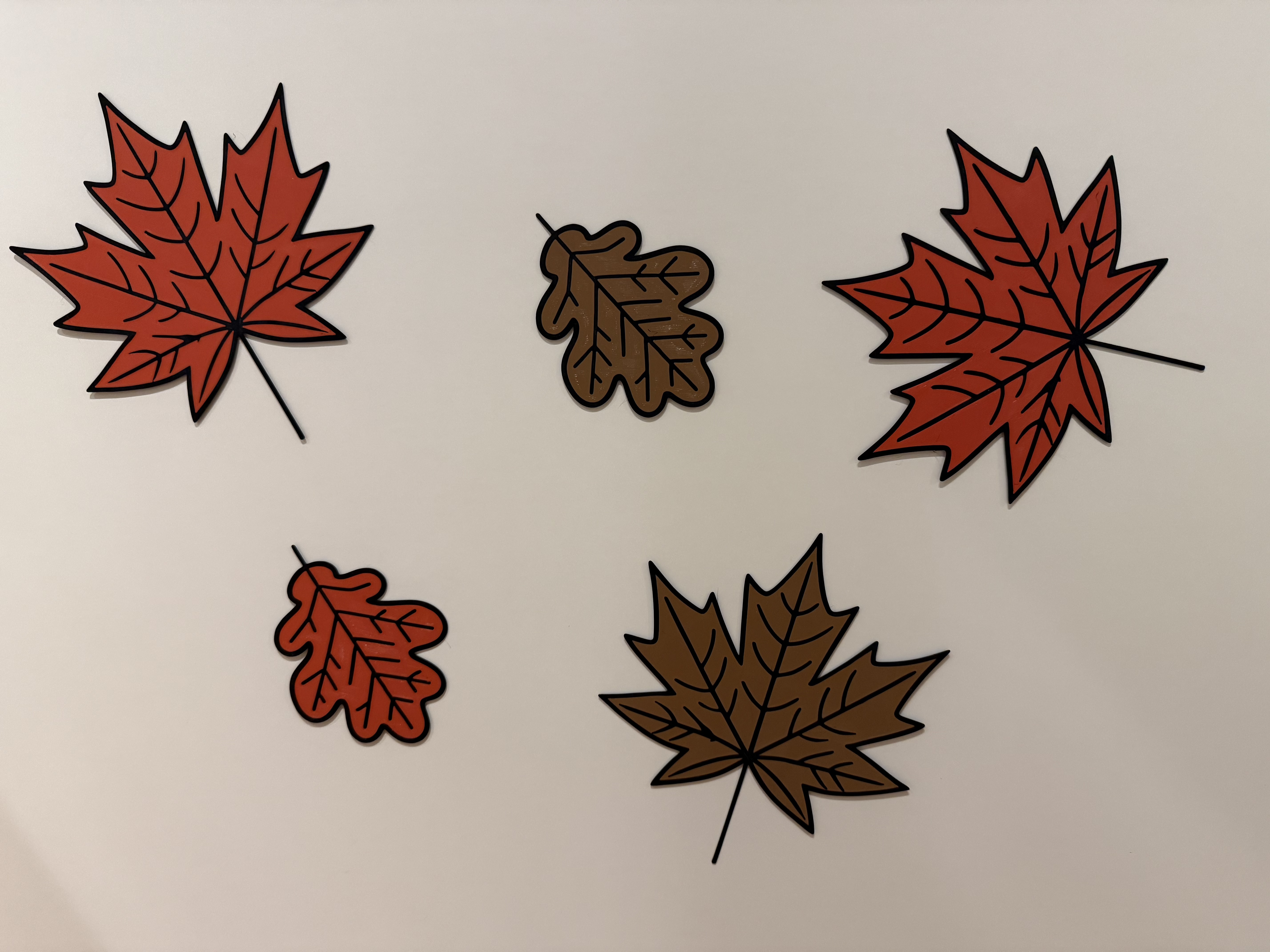Miniatura 4 do modelo 3D oak leaf