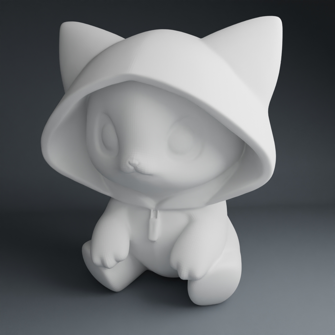Cute Cat in a Hoody
