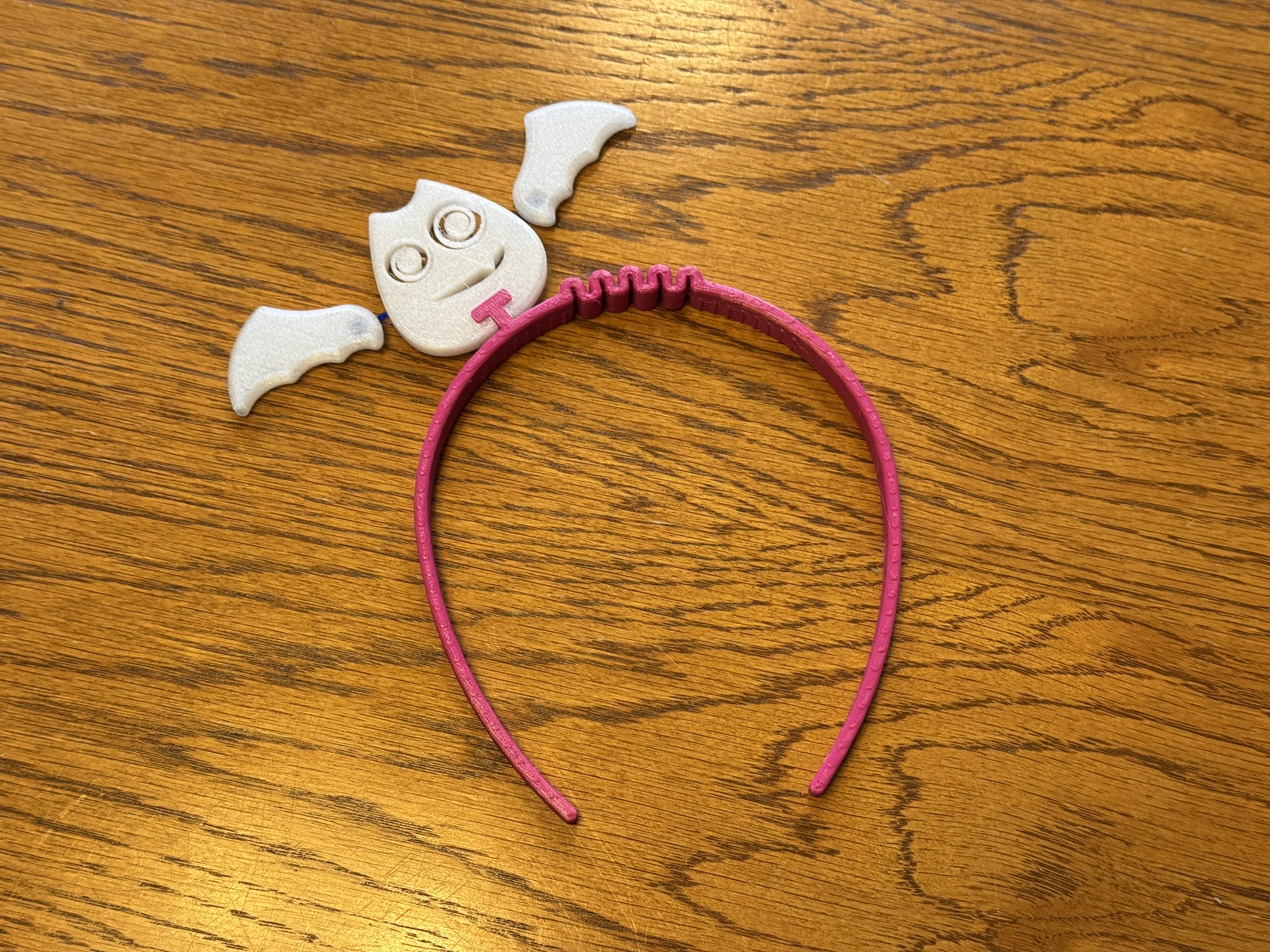 Alternate headband for flappy wing halloween bat