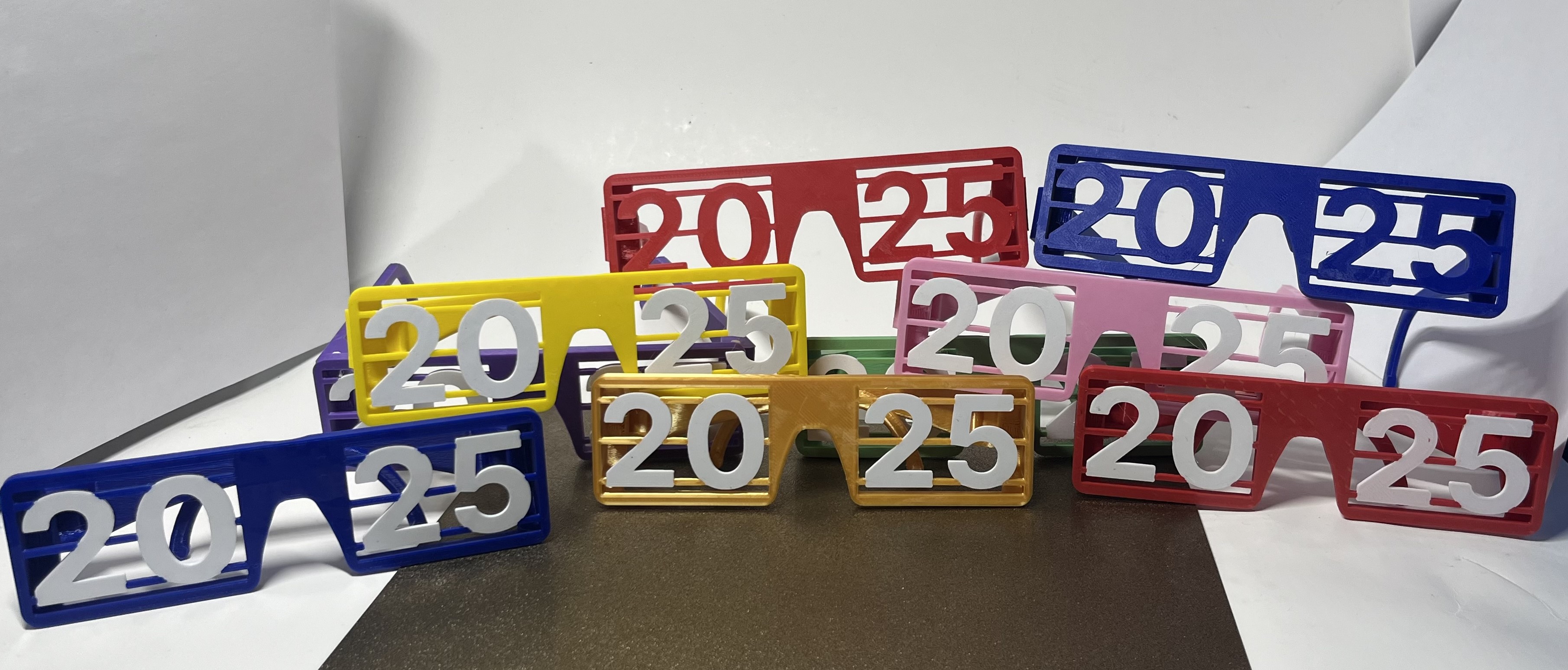 2025 glasses (multi-color or single-color)